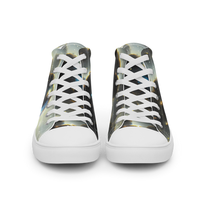 Men's High Top Canvas Shoes - Rutkowski Nebula