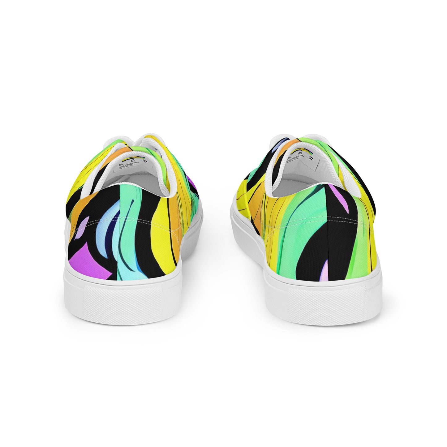 Women's Lace-Up Canvas Shoes - Sillman Swirl