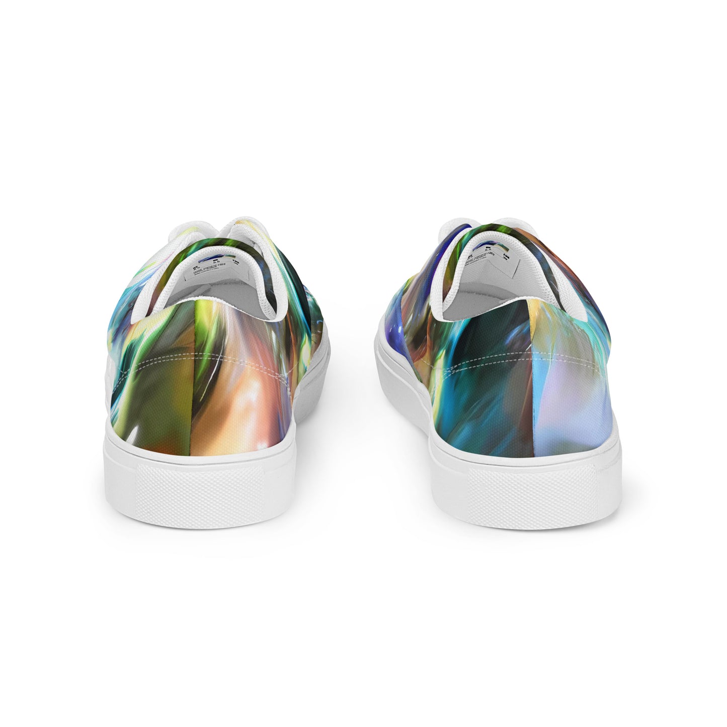 Women's Lace-Up Canvas Shoes - Emilia's Nebula