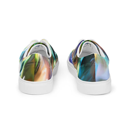 Women's Lace-Up Canvas Shoes - Emilia's Nebula