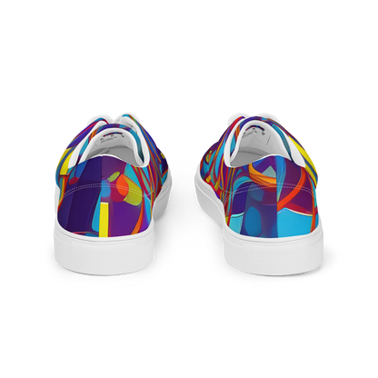 Men's Lace-Up Canvas Shoes - Flickering Dreams