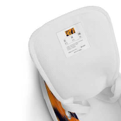 Men's High Top Canvas Shoes - Tiger's Dream