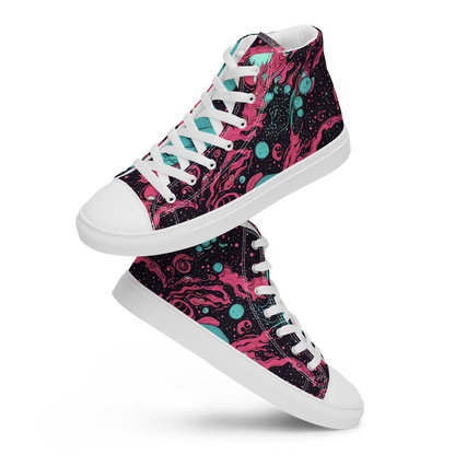 Men's High Top Canvas Shoes - Spectral Dreamer