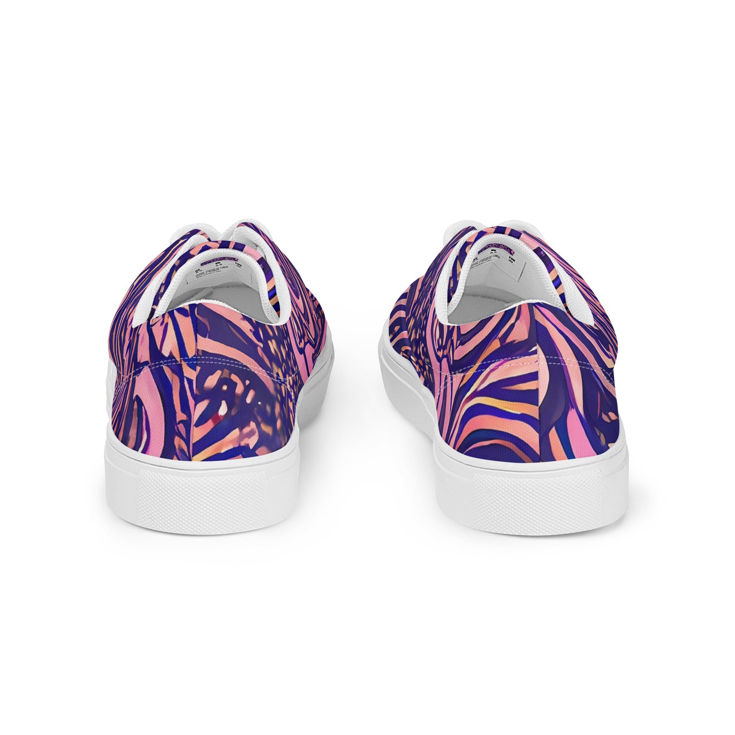 Women's Lace-Up Canvas Shoes - Ethereal Etch