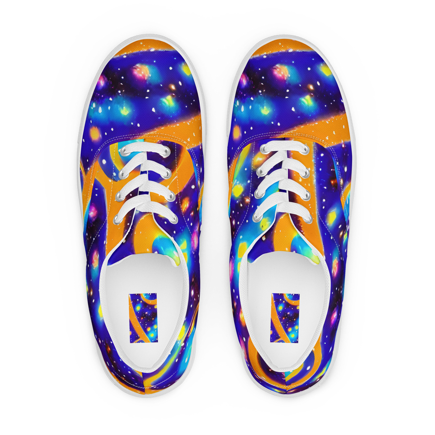 Men's Lace-Up Canvas Shoes - Epic Orbit