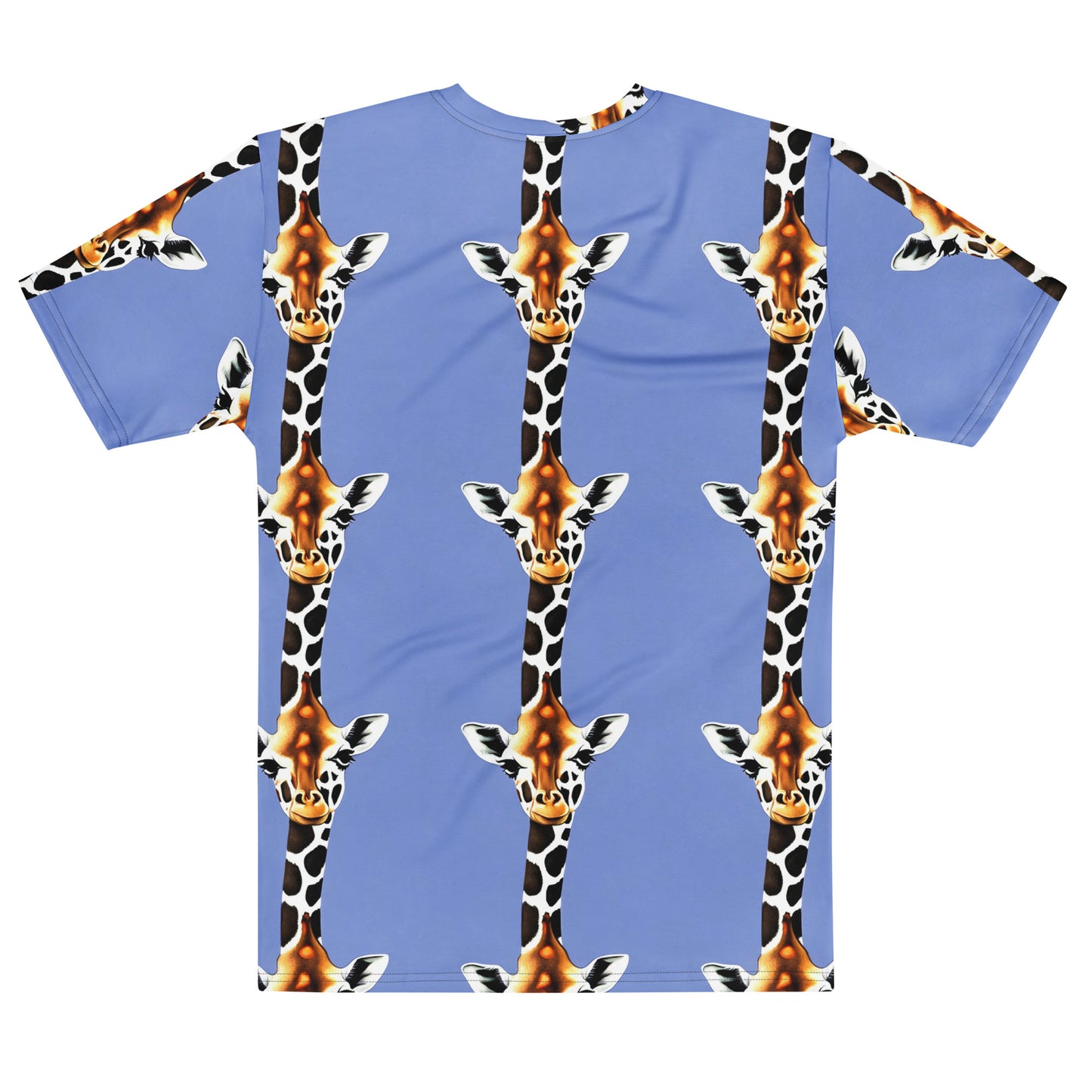 Men's Crew Neck T-Shirt - Giraffe Glow