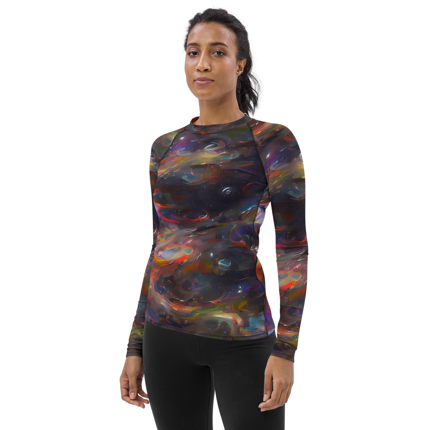 Women's Rash Guard - Chromatic Flux