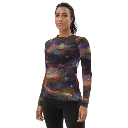 Women's Rash Guard - Chromatic Flux