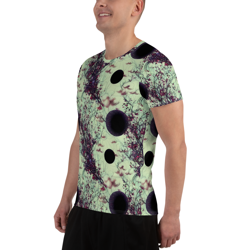 Men's Athletic T-Shirt - Celestial Bloom