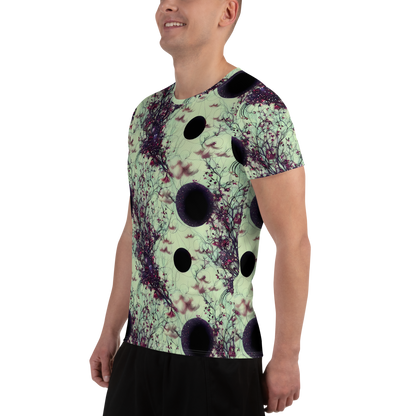 Men's Athletic T-Shirt - Celestial Bloom