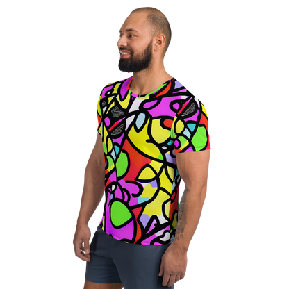 Men's Athletic T-Shirt - Vivid Serenade