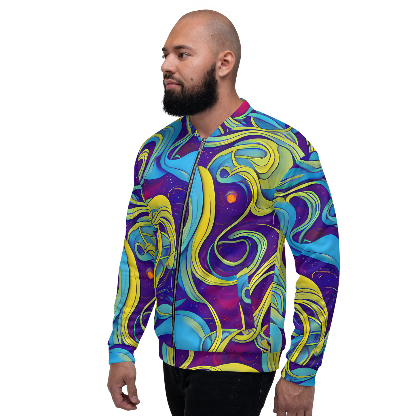 Bomber Jacket - Stellar Swirls