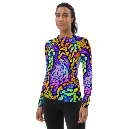 Women's Rash Guard - Surreal Waveforms