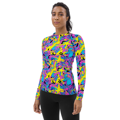 Women's Rash Guard - Neon Jive