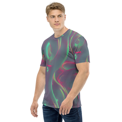 Men's Crew Neck T-Shirt - Neon Whisper