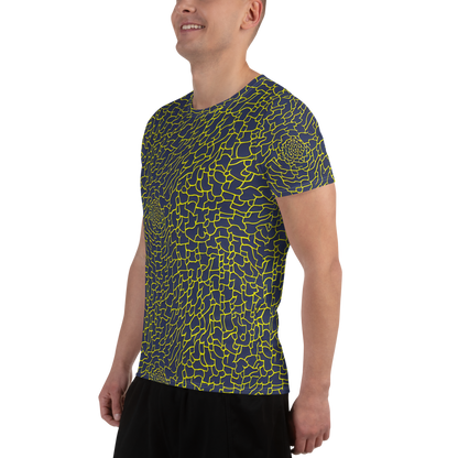 Men's Athletic T-Shirt - Nightshade Maze