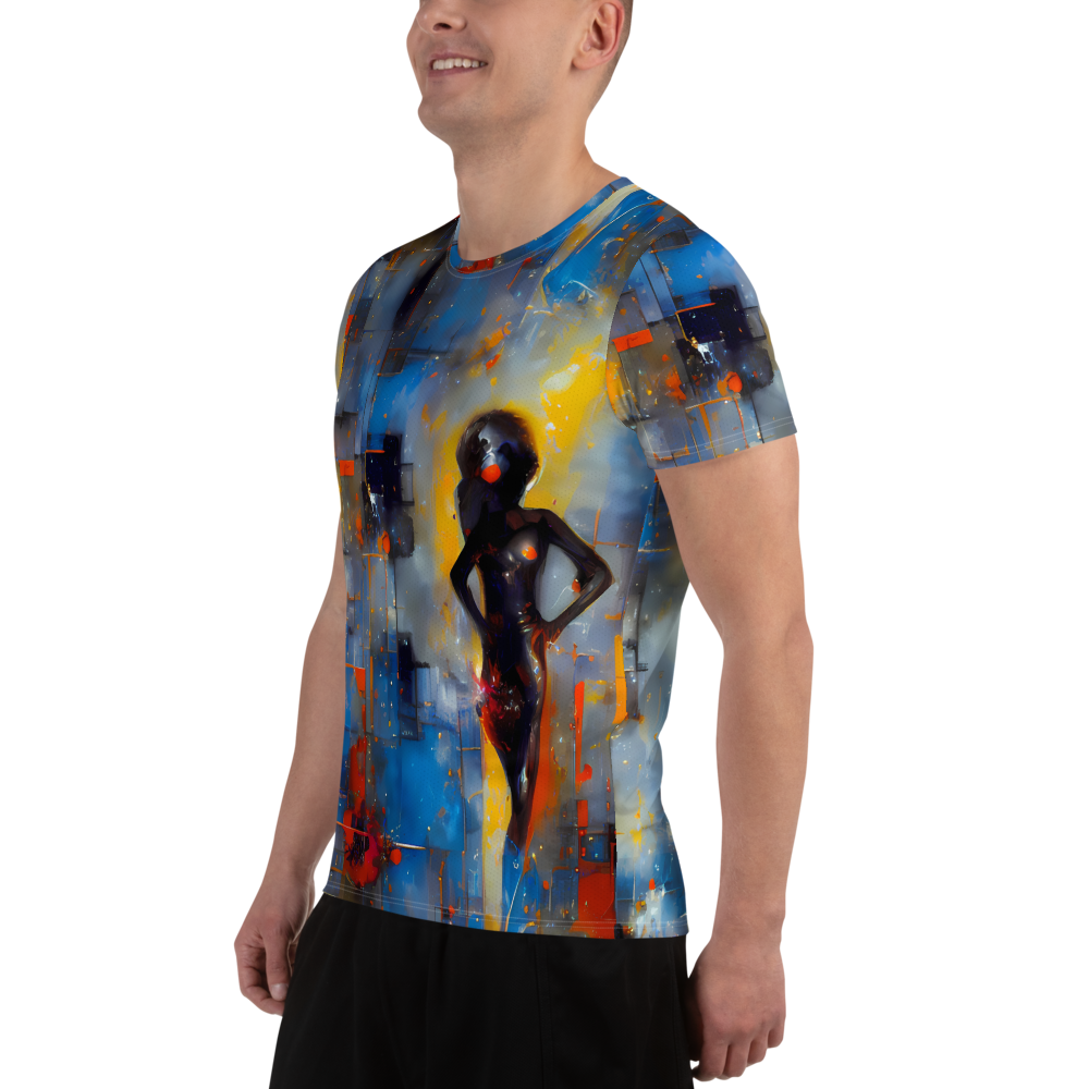 Men's Athletic T-Shirt - Neoblock Fusion