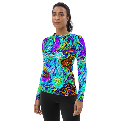 Women's Rash Guard - Mystic Iridescence