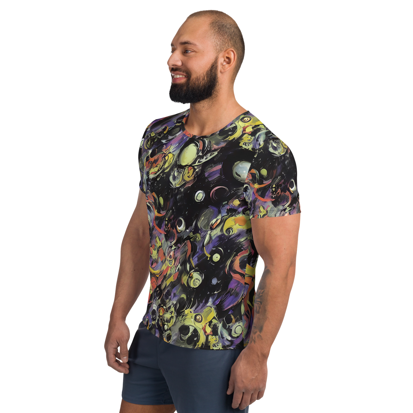 Men's Athletic T-Shirt - Fires of the Void