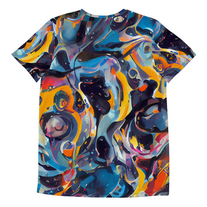 Men's Athletic T-Shirt - Vivid Whirl