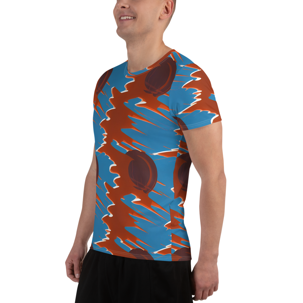 Men's Athletic T-Shirt - Desert Vortex