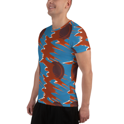 Men's Athletic T-Shirt - Desert Vortex