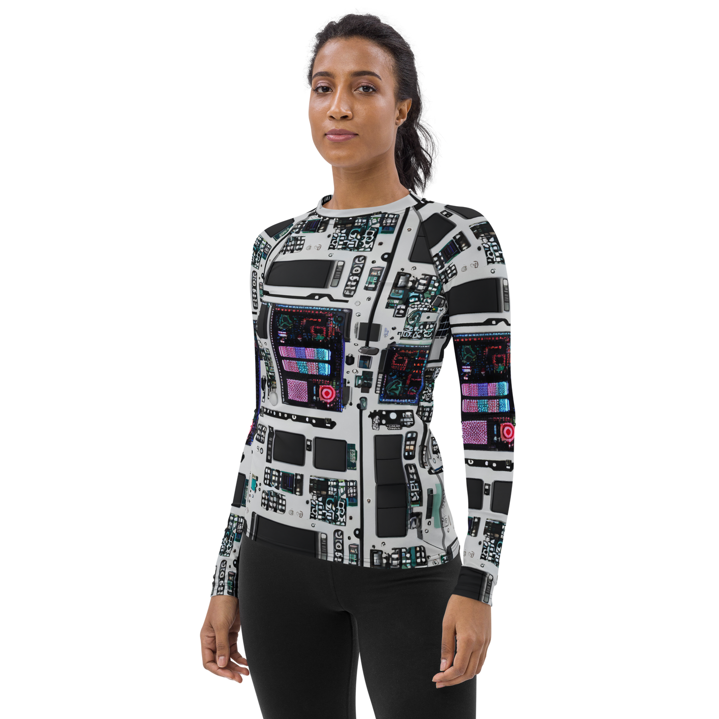 Women's Rash Guard - Wired Wonders