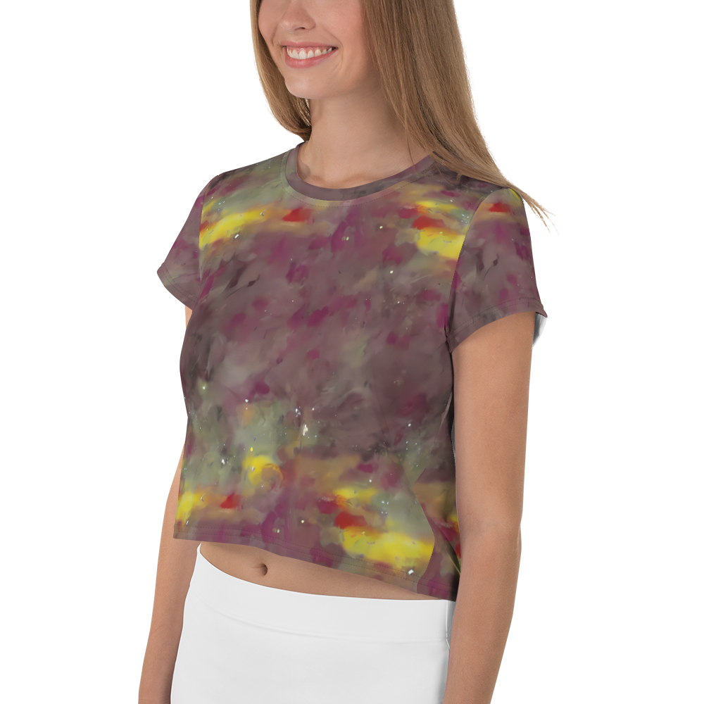 Women's Crop Tee - Whispers of Autumn