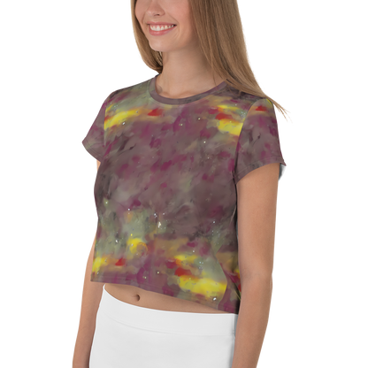 Women's Crop Tee - Whispers of Autumn