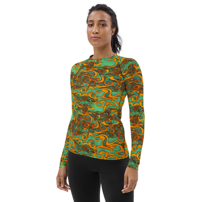 Women's Rash Guard - Nebula Nodes