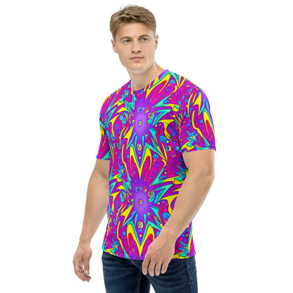 Men's Crew Neck T-Shirt - Nebula Radiance