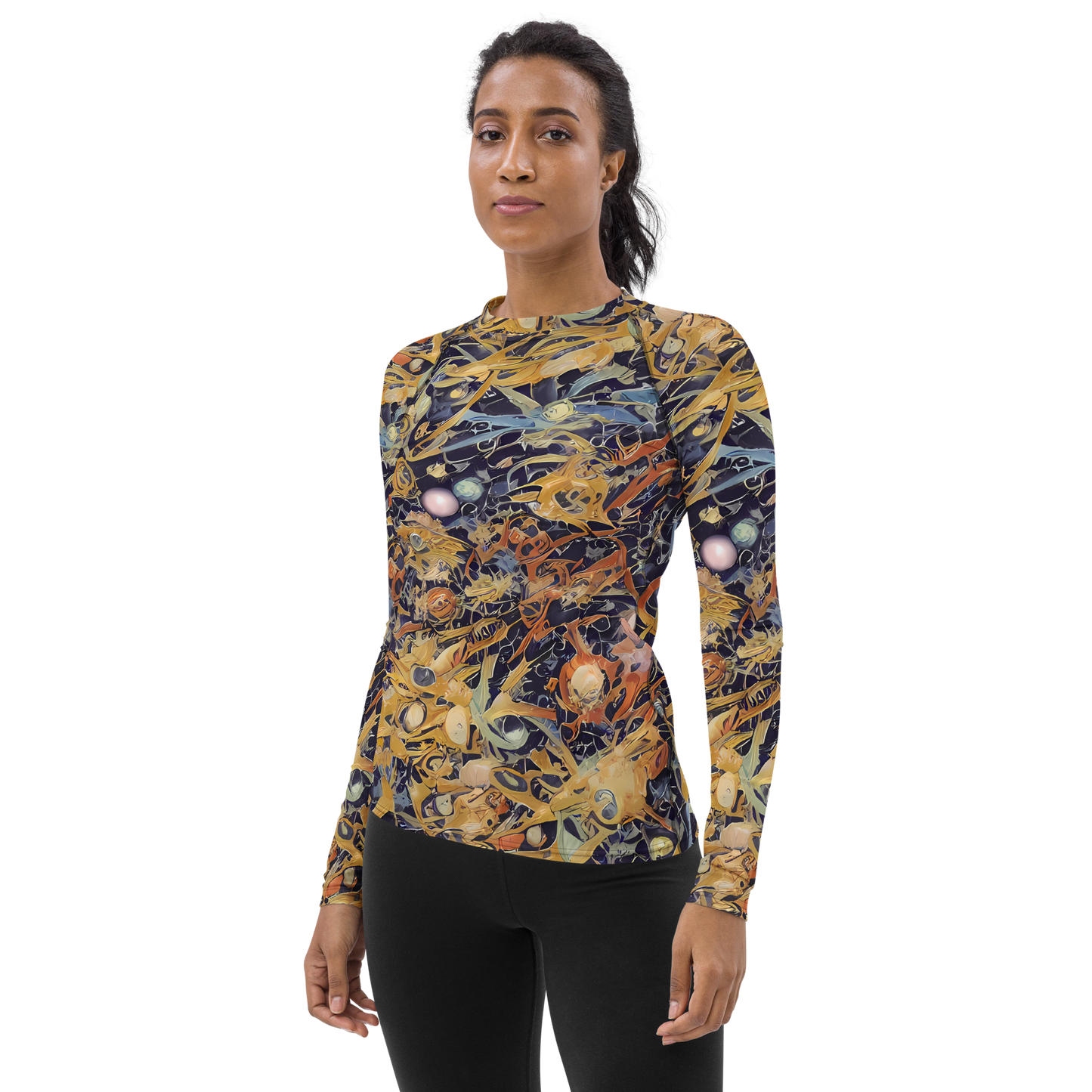 Women's Rash Guard - Quantum Symmetry