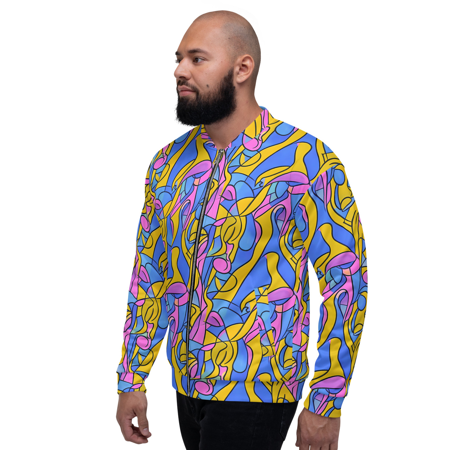 Bomber Jacket - Cosmic Curves