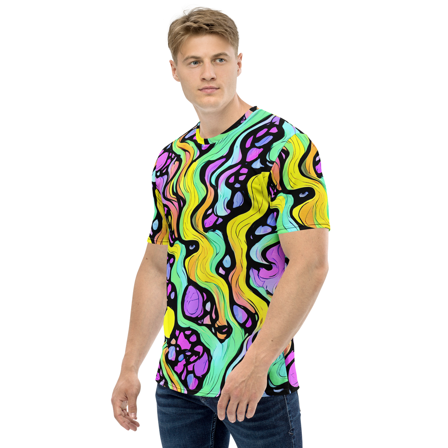 Men's Crew Neck T-Shirt - Sillman Swirl