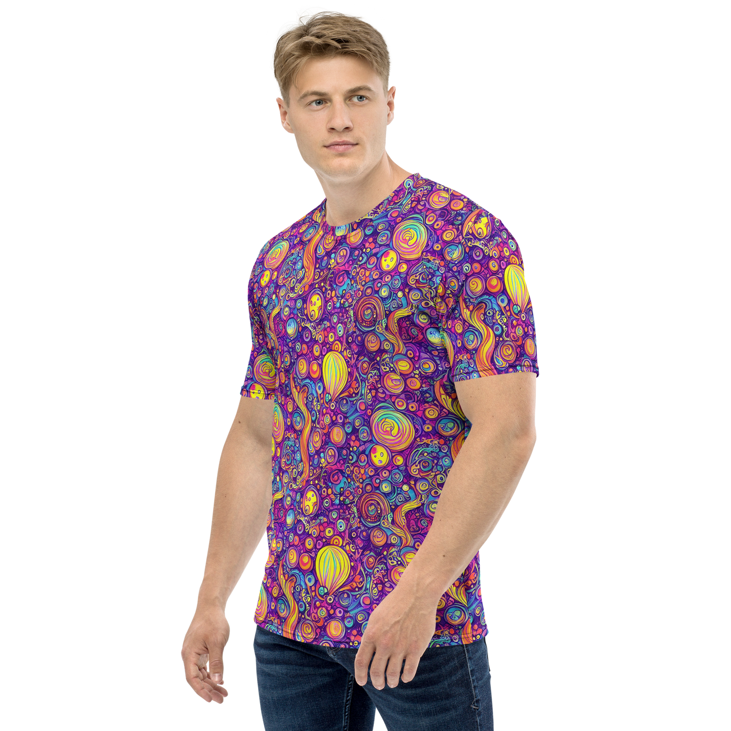 Men's Crew Neck T-Shirt - Festival of Whimsy