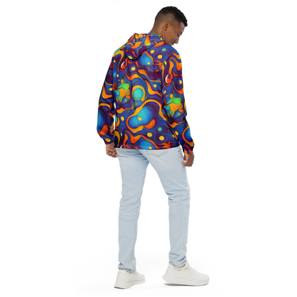 Men's Windbreaker - Pelton Swirl