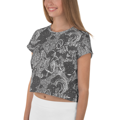 Women's Crop Tee - Shadow Reverie