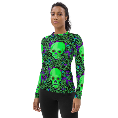 Women's Rash Guard - Ghostly Labyrinth