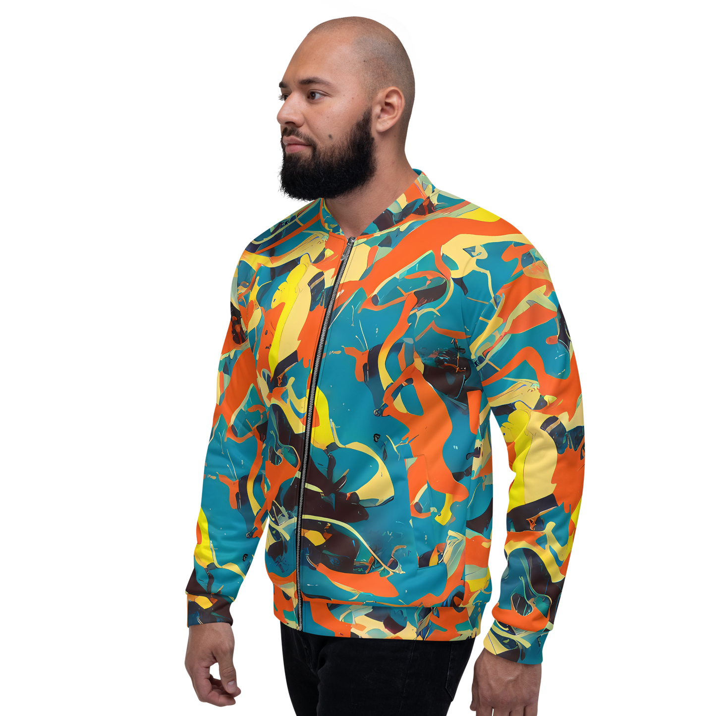 Bomber Jacket - Abstract Tango