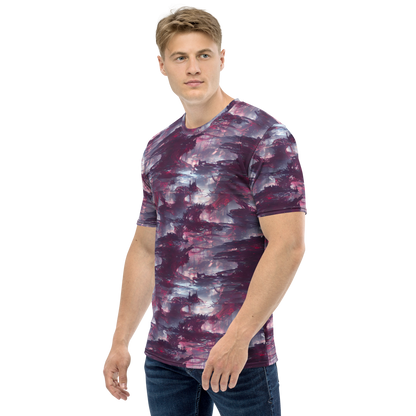 Men's Crew Neck T-Shirt - Twilight Fortresses