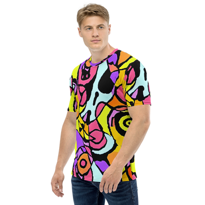 Men's Crew Neck T-Shirt - Spirals of Joy