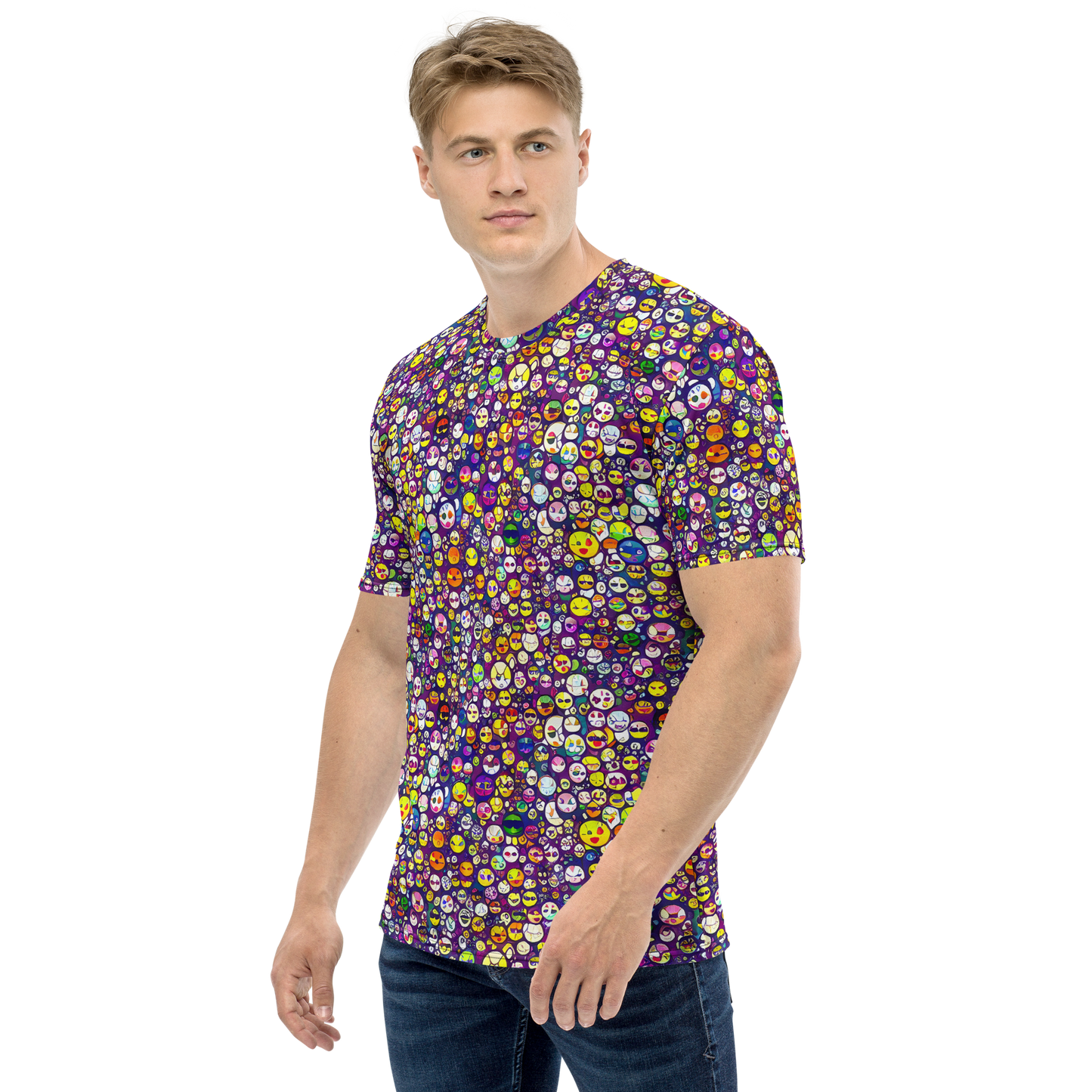 Men's Crew Neck T-Shirt - Mosaic Moods