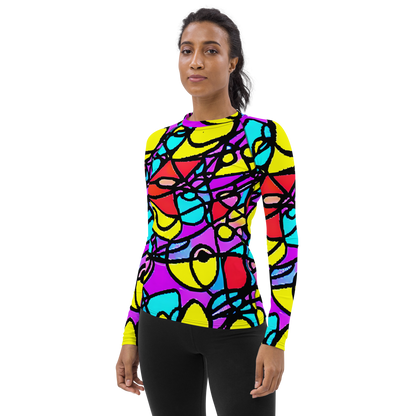 Women's Rash Guard - Radiant Chaos