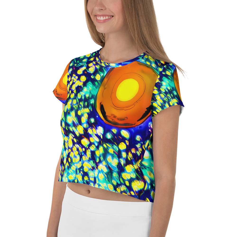 Women's Crop Tee - Illuminated Whirl