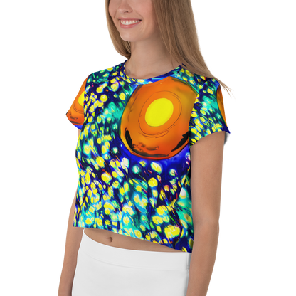 Women's Crop Tee - Illuminated Whirl