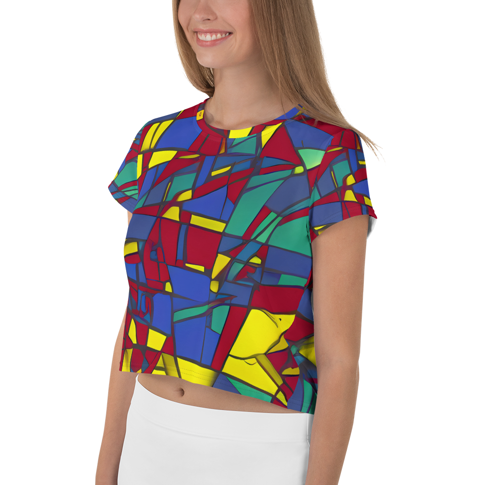 Women's Crop Tee - Vibrant Vexation