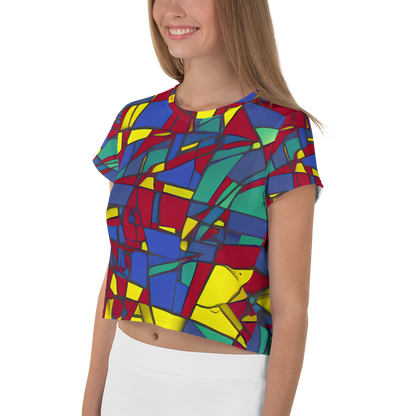 Women's Crop Tee - Vibrant Vexation