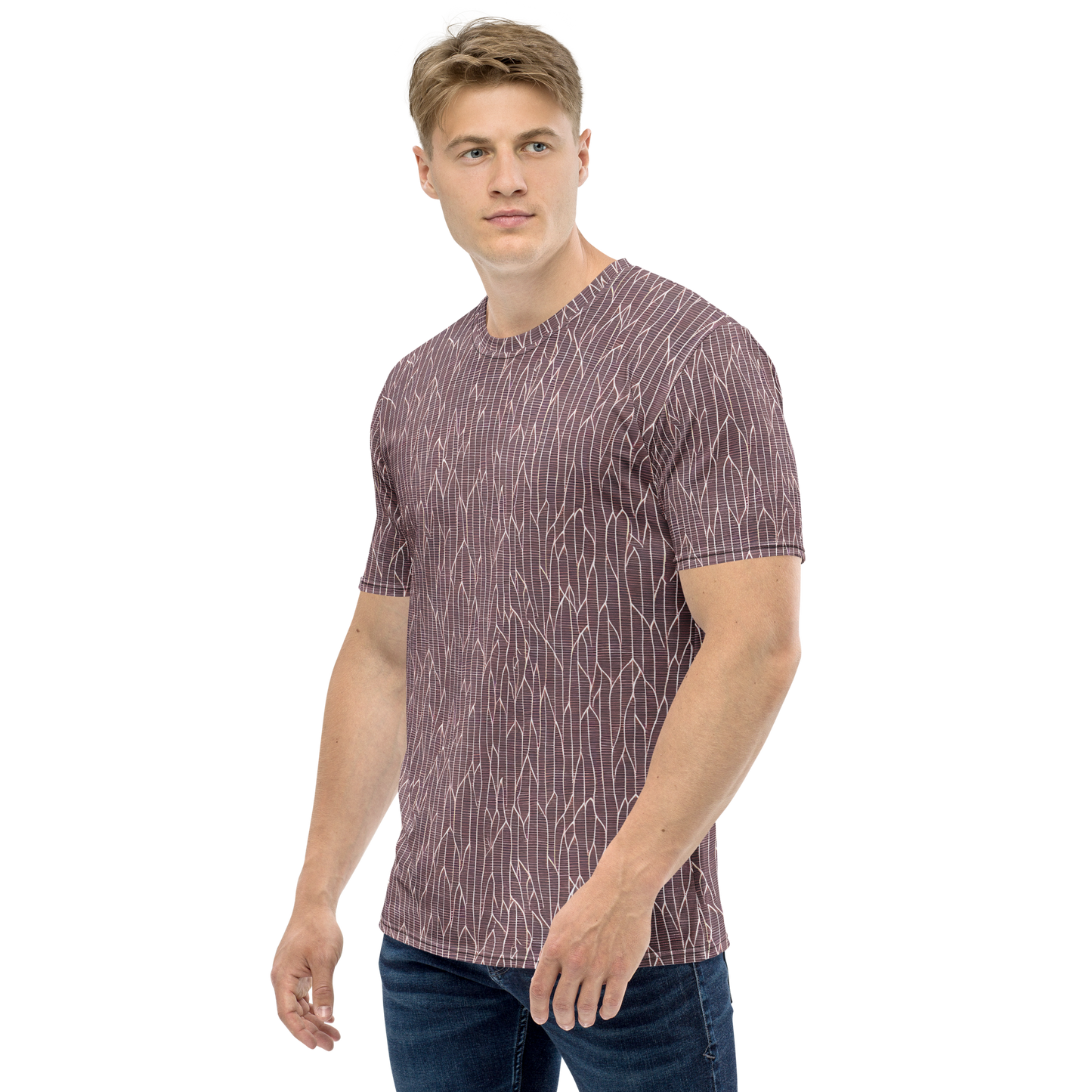 Men's Crew Neck T-Shirt - Rustic Flow