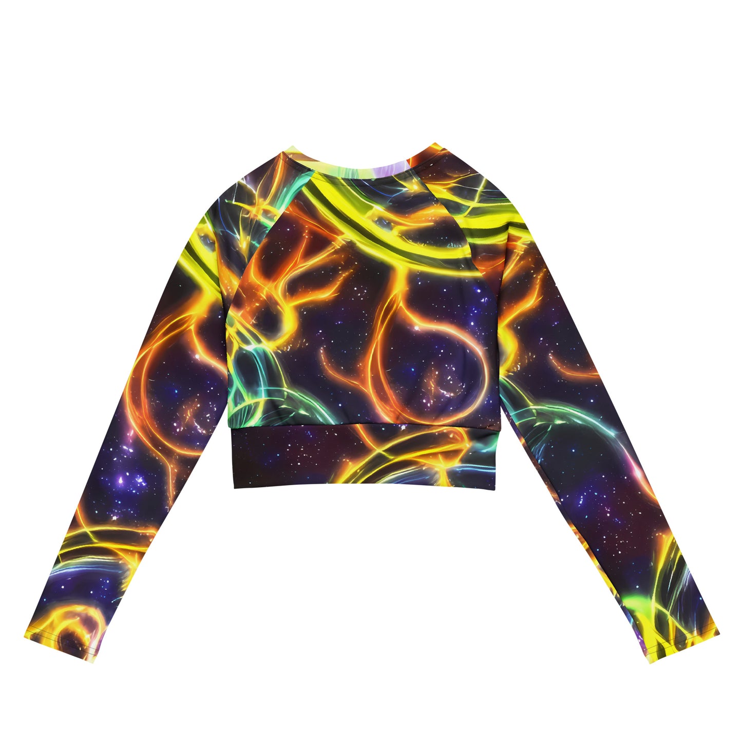 Long Sleeve Crop Top - Carracci Cosmos