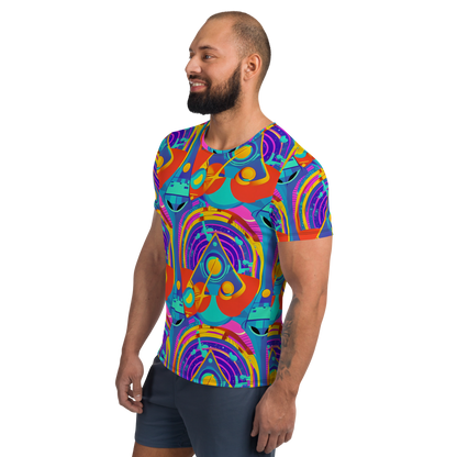 Men's Athletic T-Shirt - Blast of Color